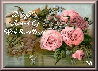 Betty P's Award of Web Excellence