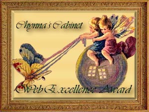 Chynna's Cabinet Web Excellance Award