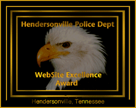 Henderson Police Department Award for Web Excellence