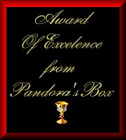 Award of Excellence from Pandora's Box