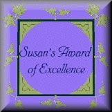 Susan's Award of Excellence